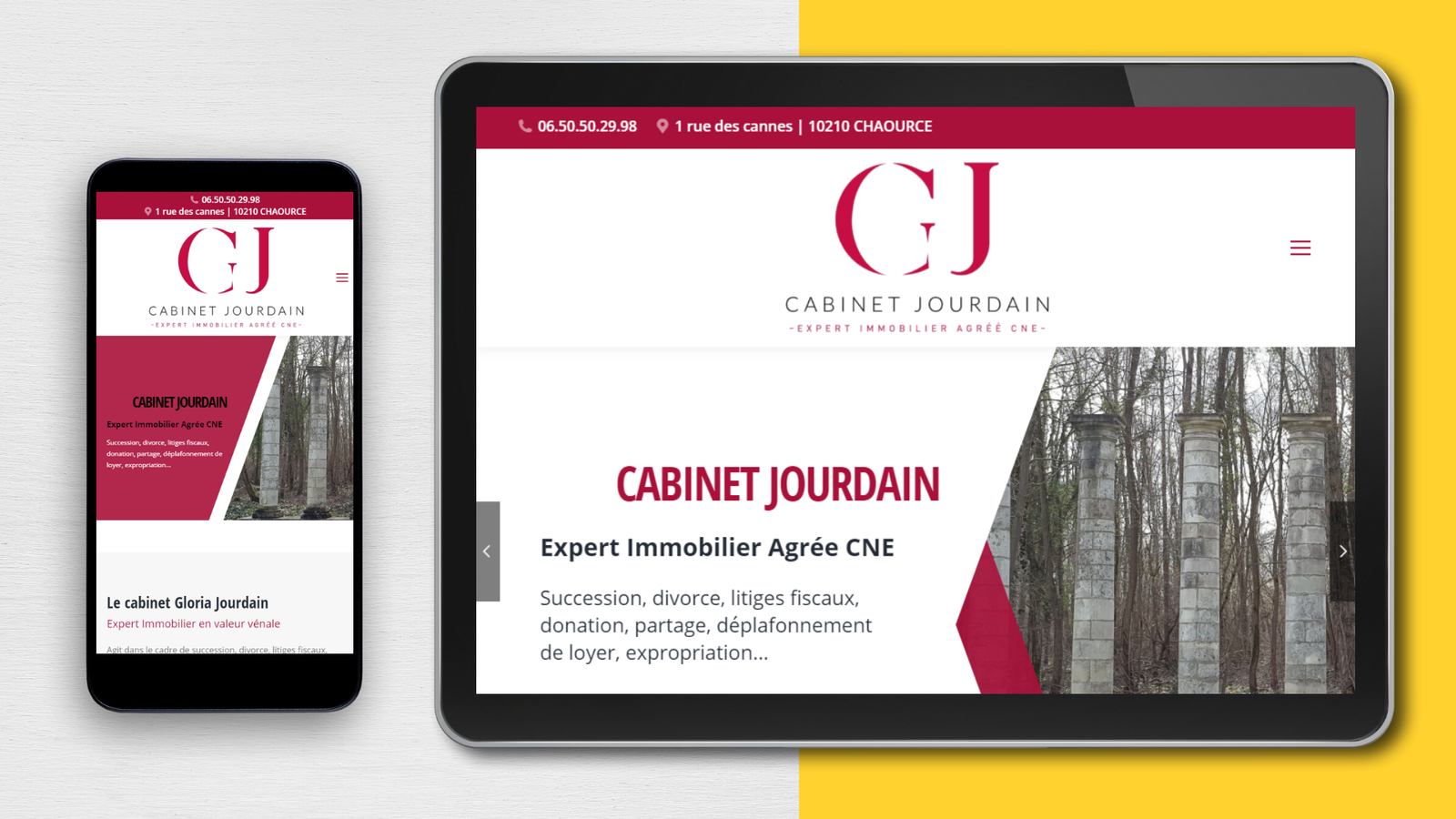Cabinet Gloria Jourdain- Aperçus Smartphone & Tablette